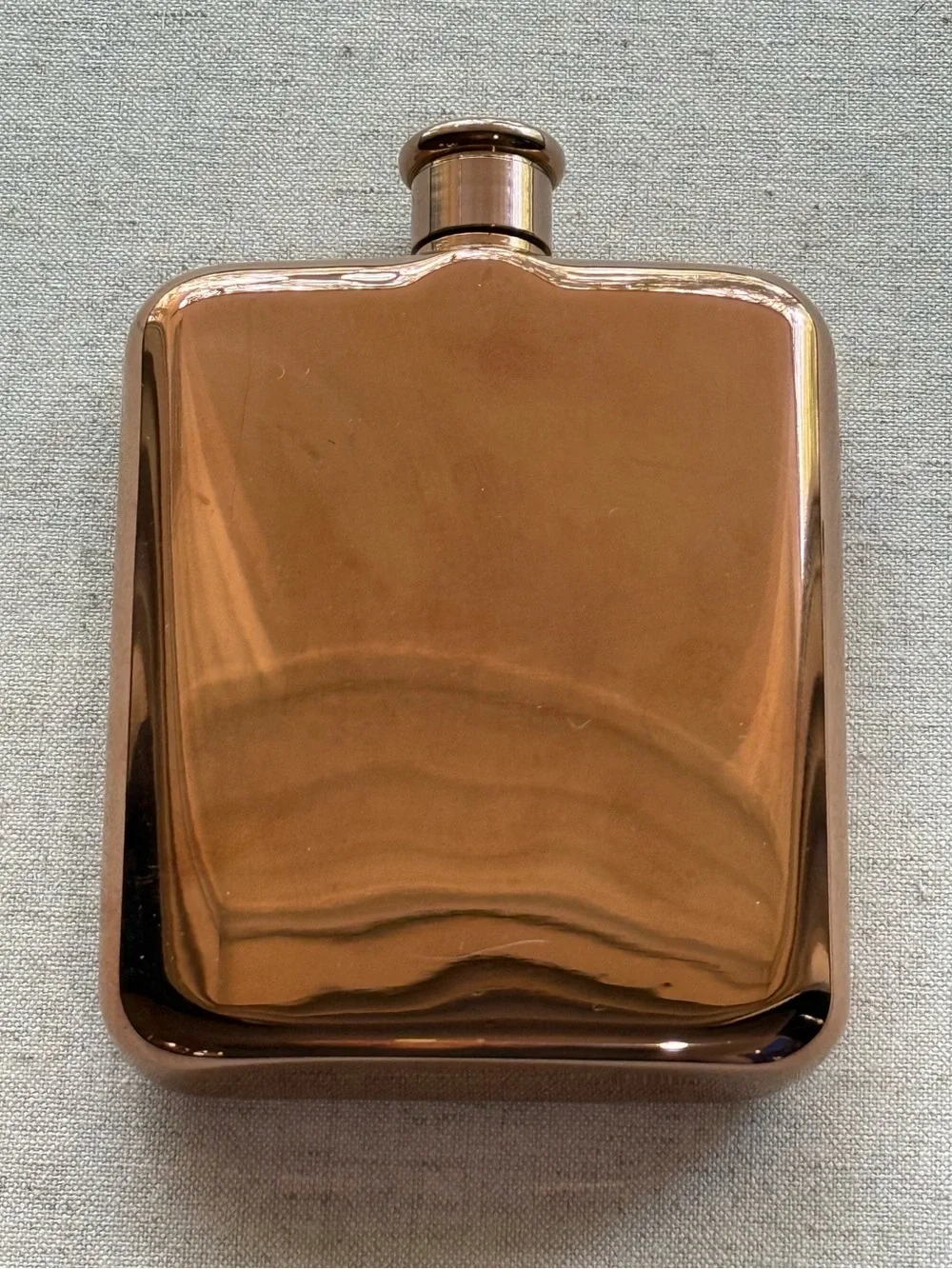 Copper Rose Gold Hip Flask Classic Pocket Flask